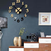 Self Adhesive Acrylic Living Room Wall Clock