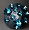 Mirror Effect Flower Wall Art