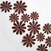 Mirror Effect Flower Wall Art